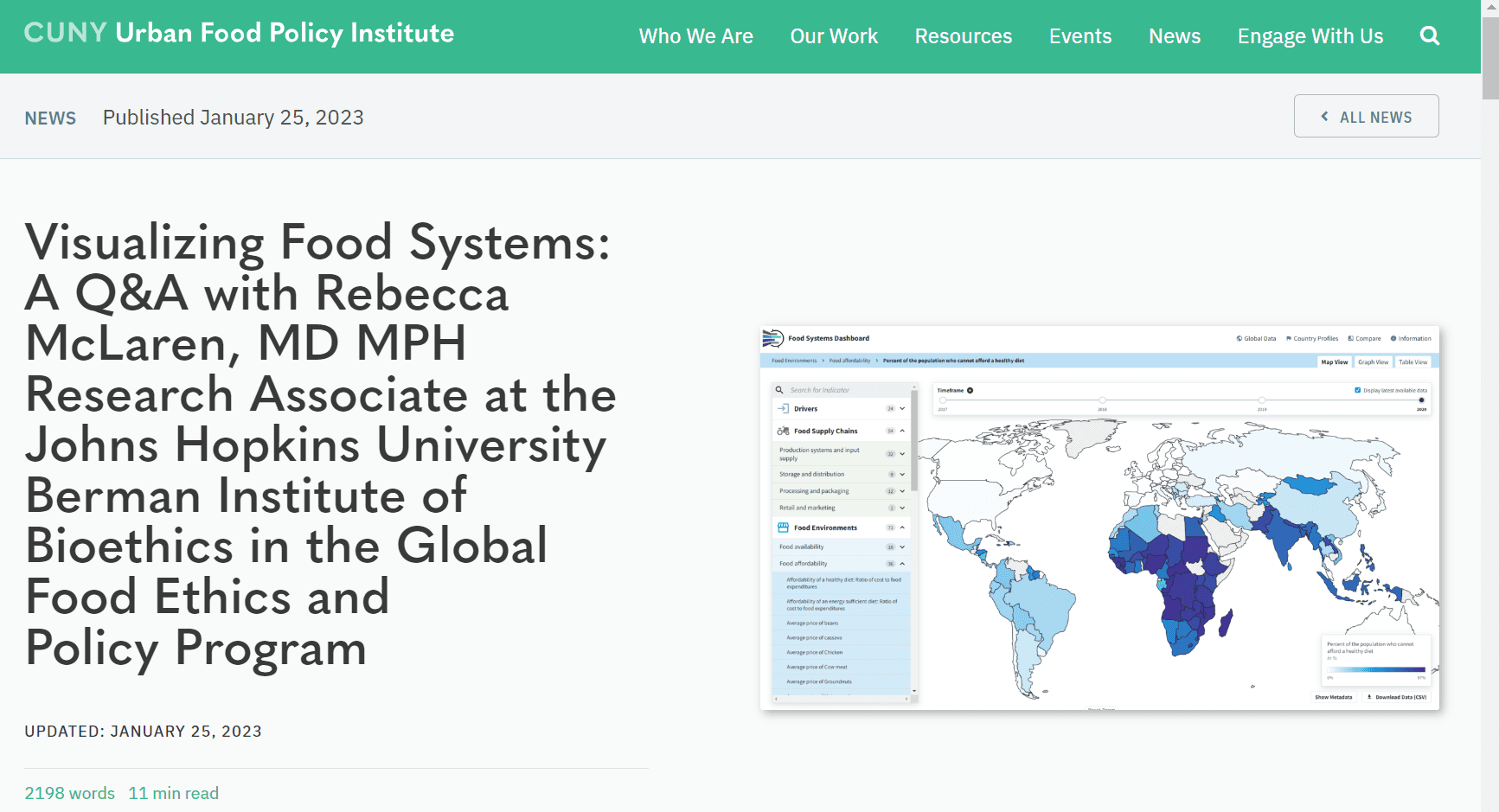Visualizing Food Systems: A Q&A with Rebecca McLaren